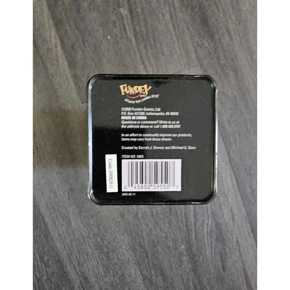 RARE Fundex Tower of Trivia Card‎ Game in Tin